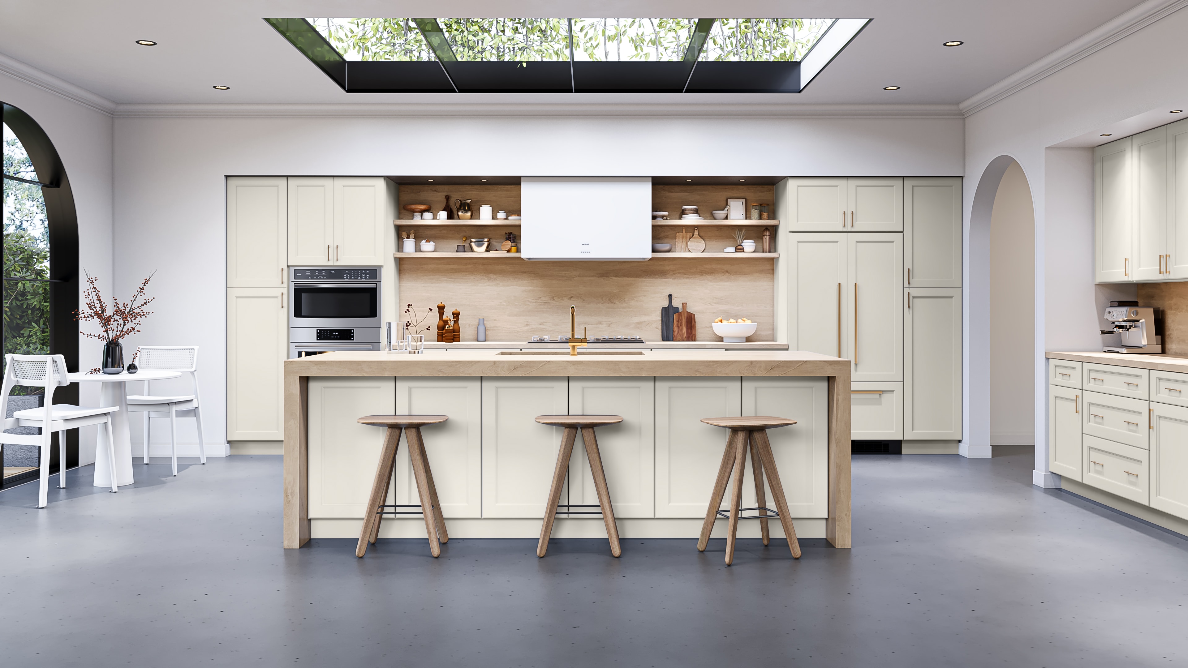 Fusion Dove kitchen