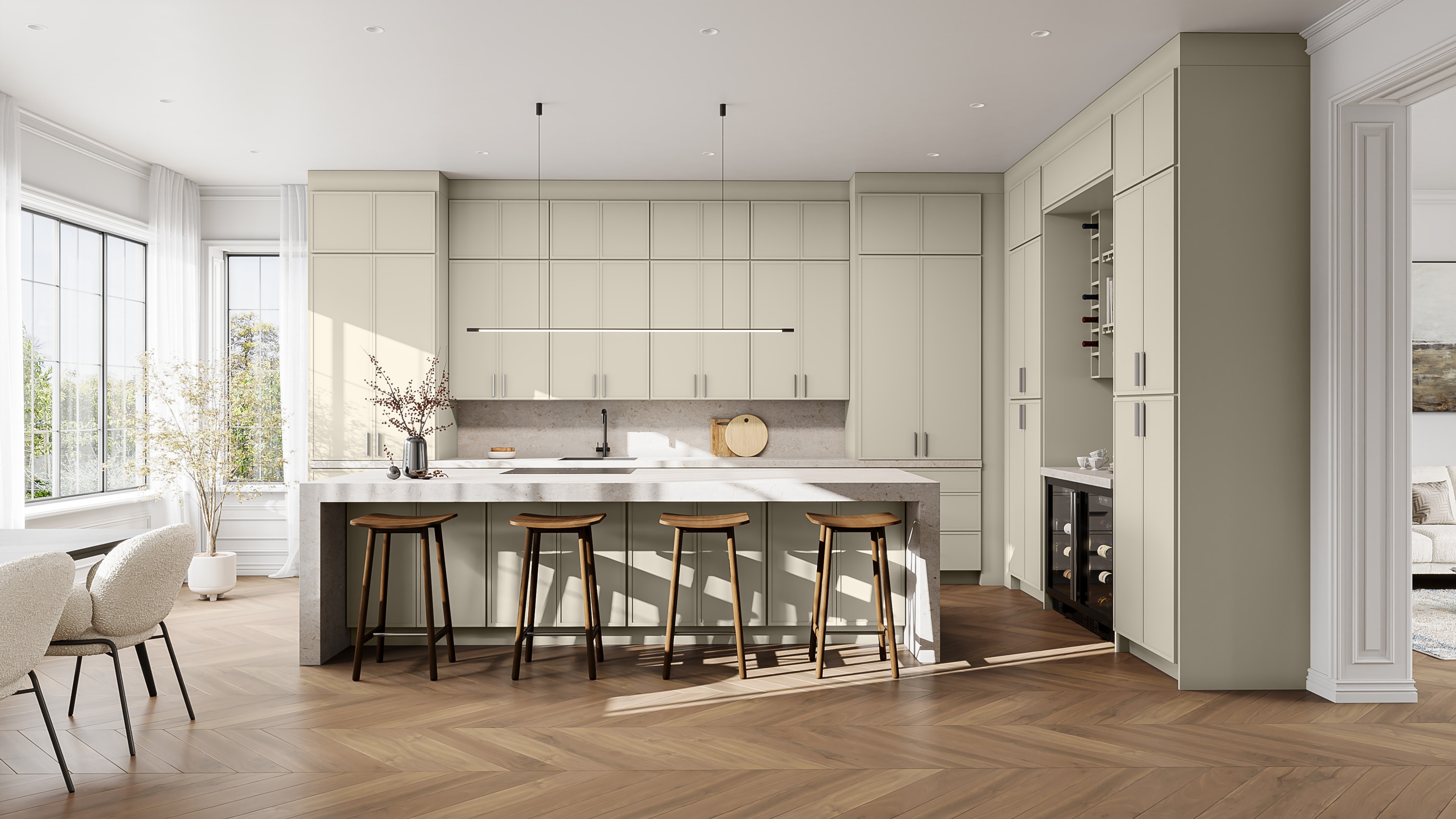 Luna Linen kitchen