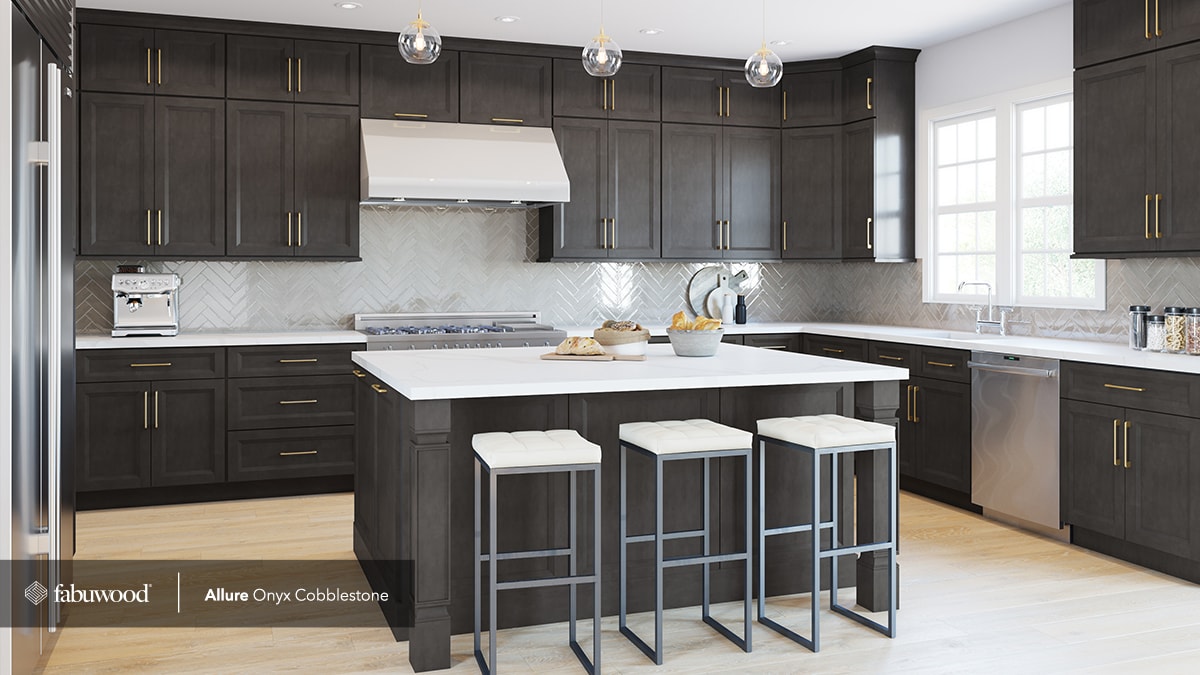 Onyx Cobblestone kitchen
