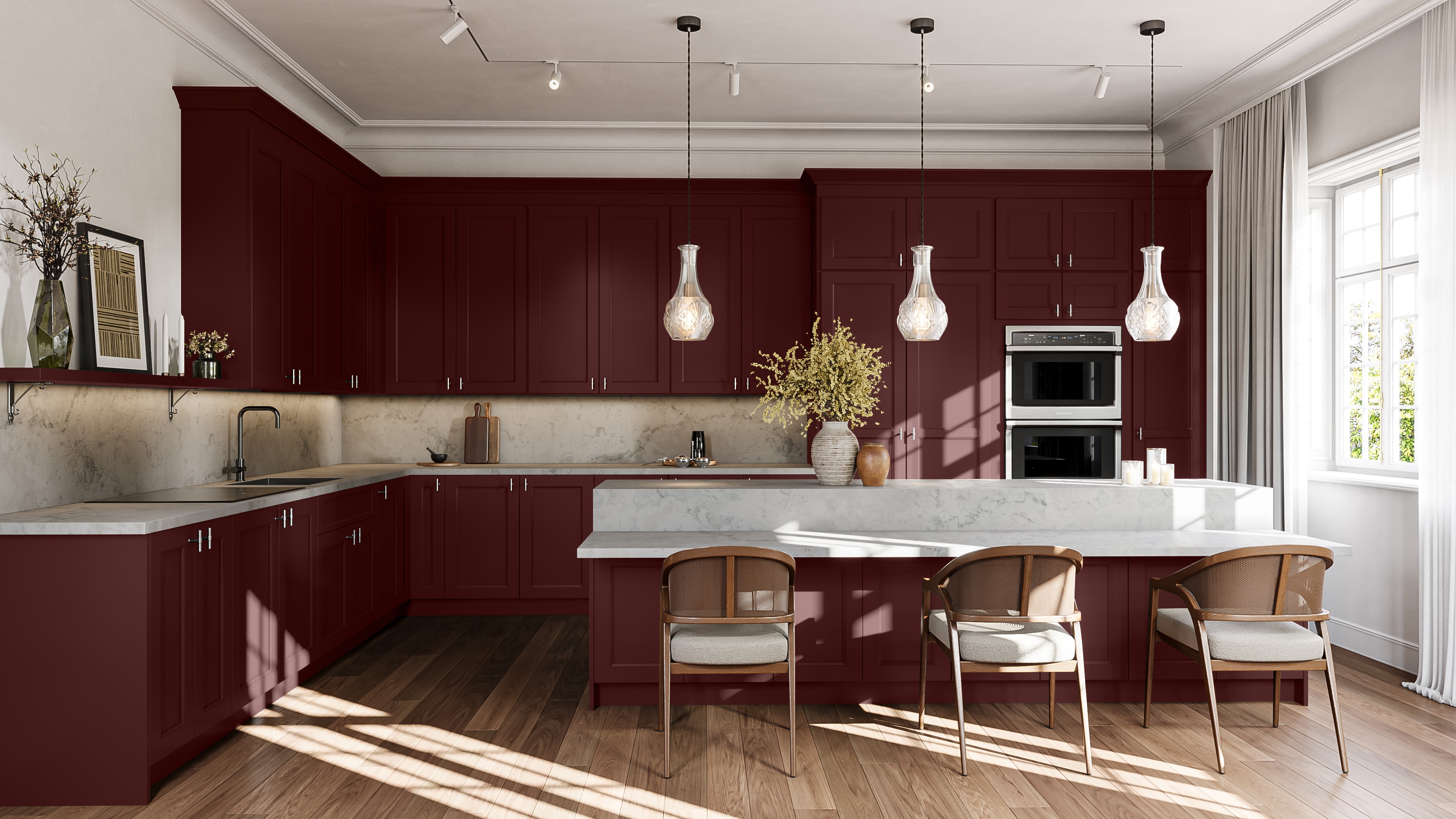Nexus Cabernet Red kitchen