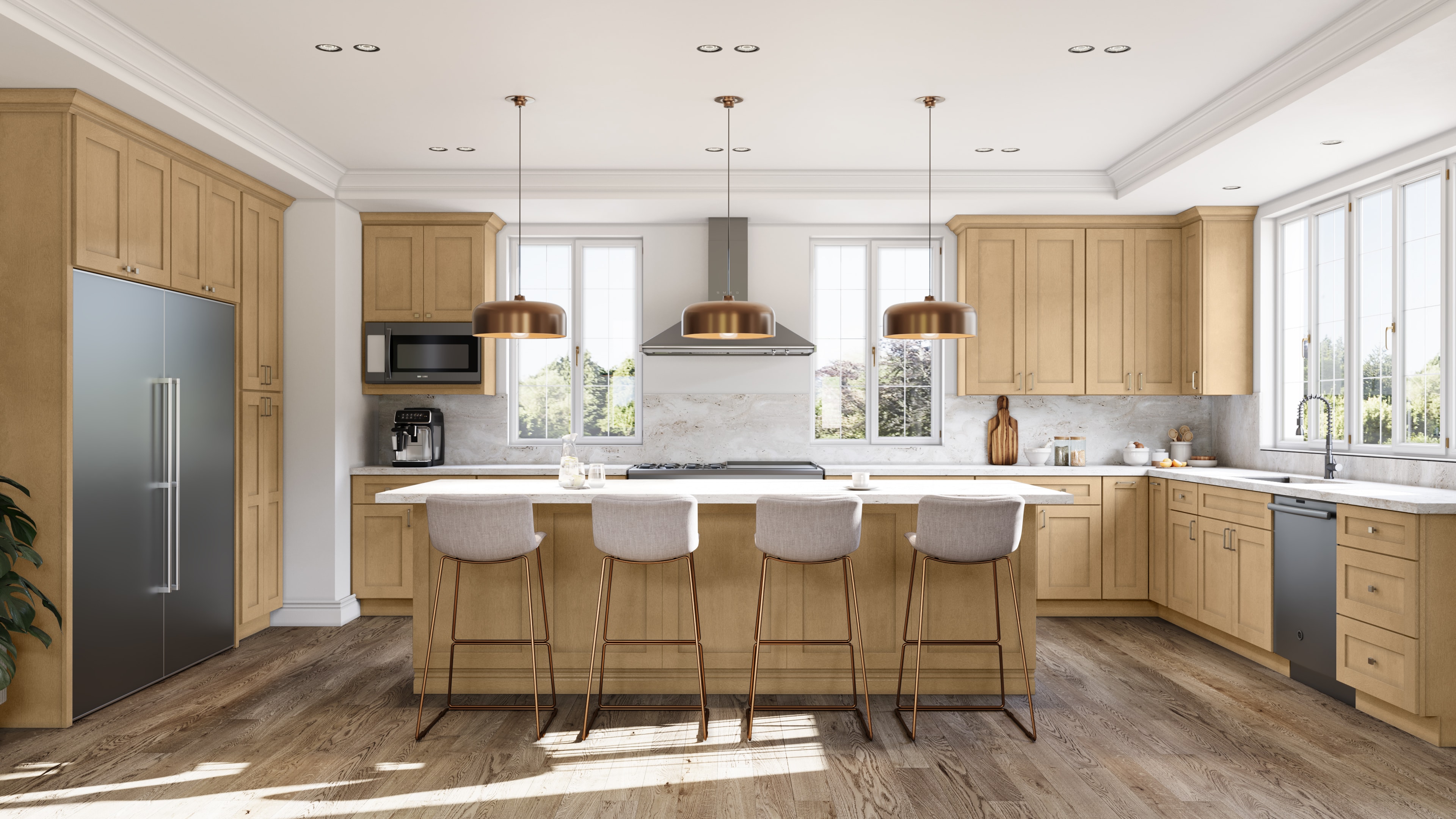 Galaxy Timber kitchen