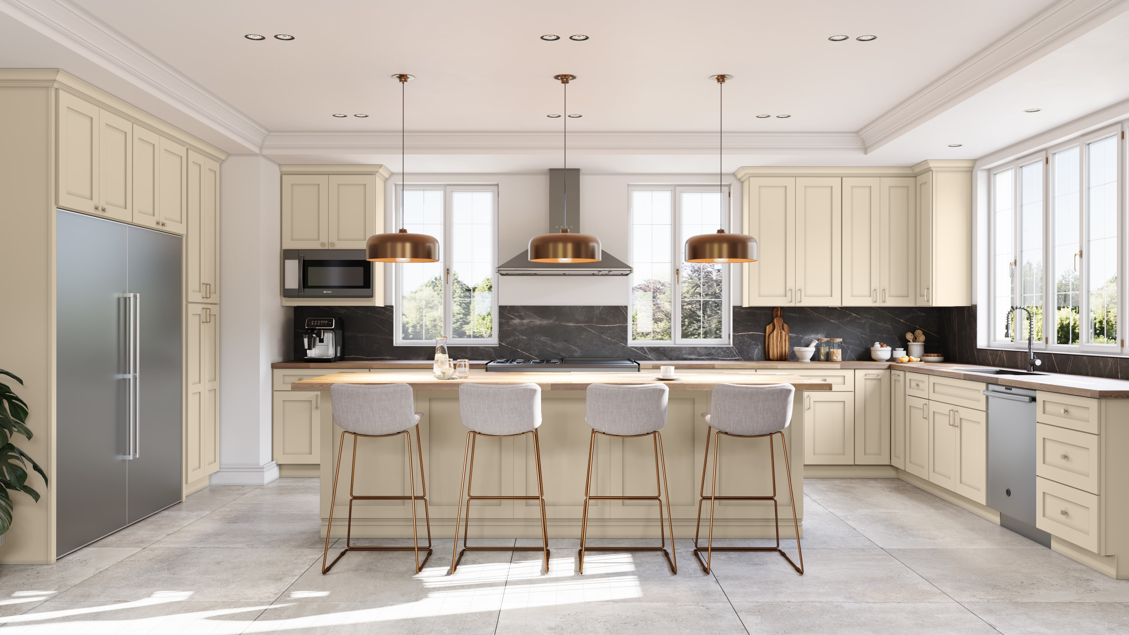 Galaxy Macadamia Beige kitchen