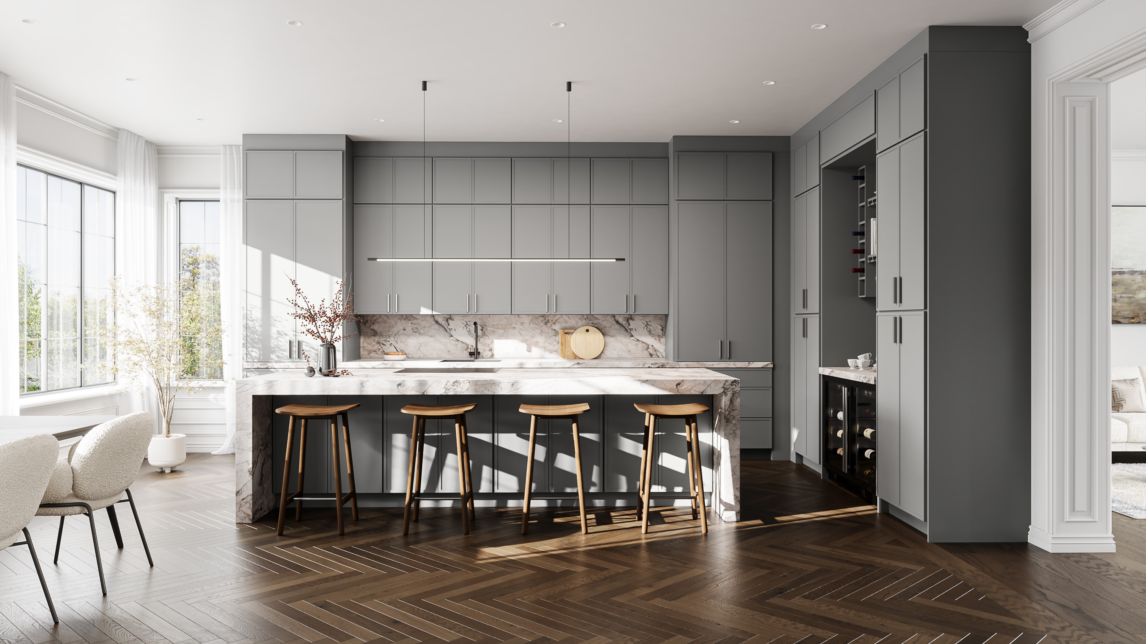 Luna Nickel kitchen