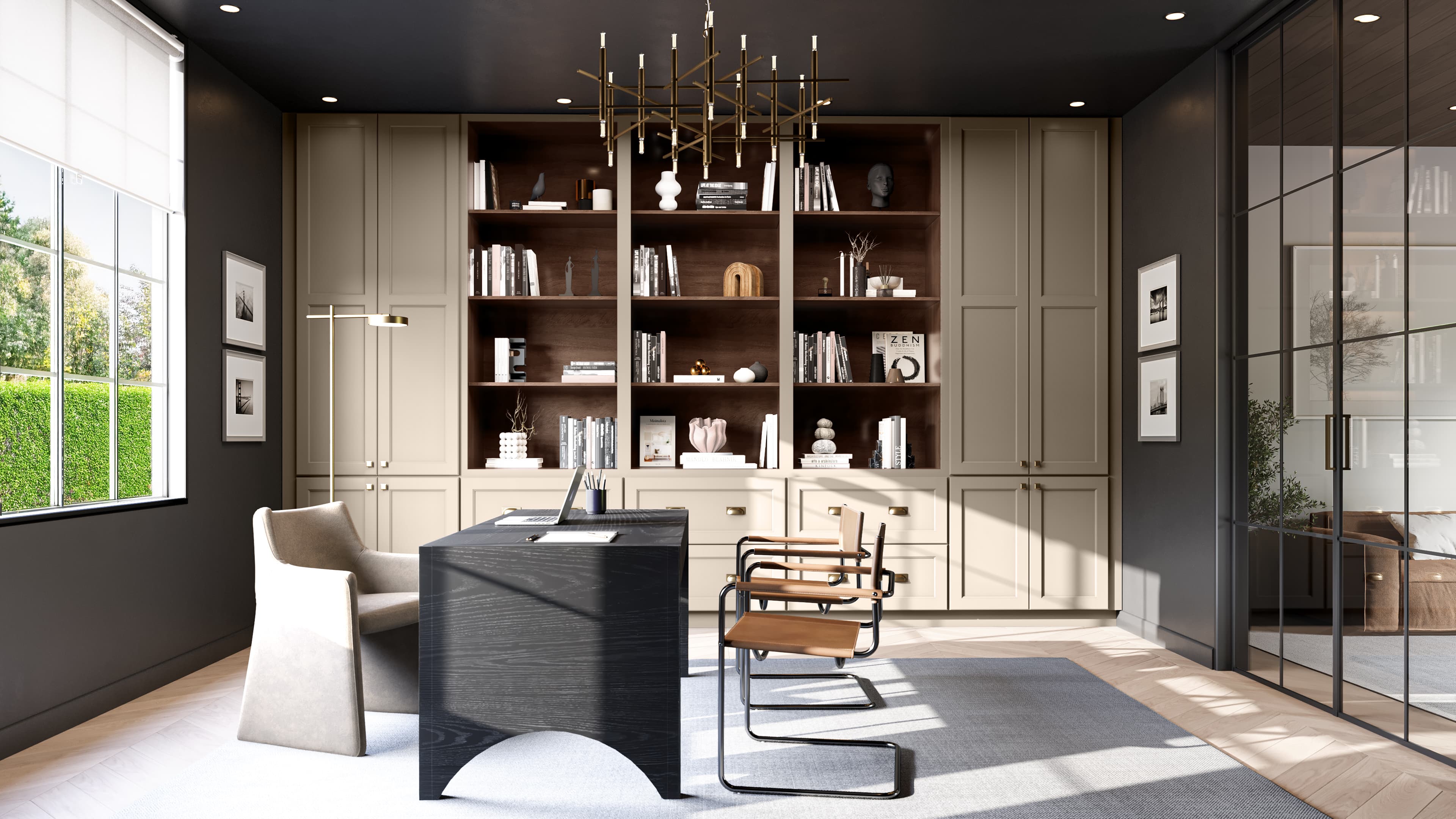 Allure I Nexus I Oyster & Walnut view1