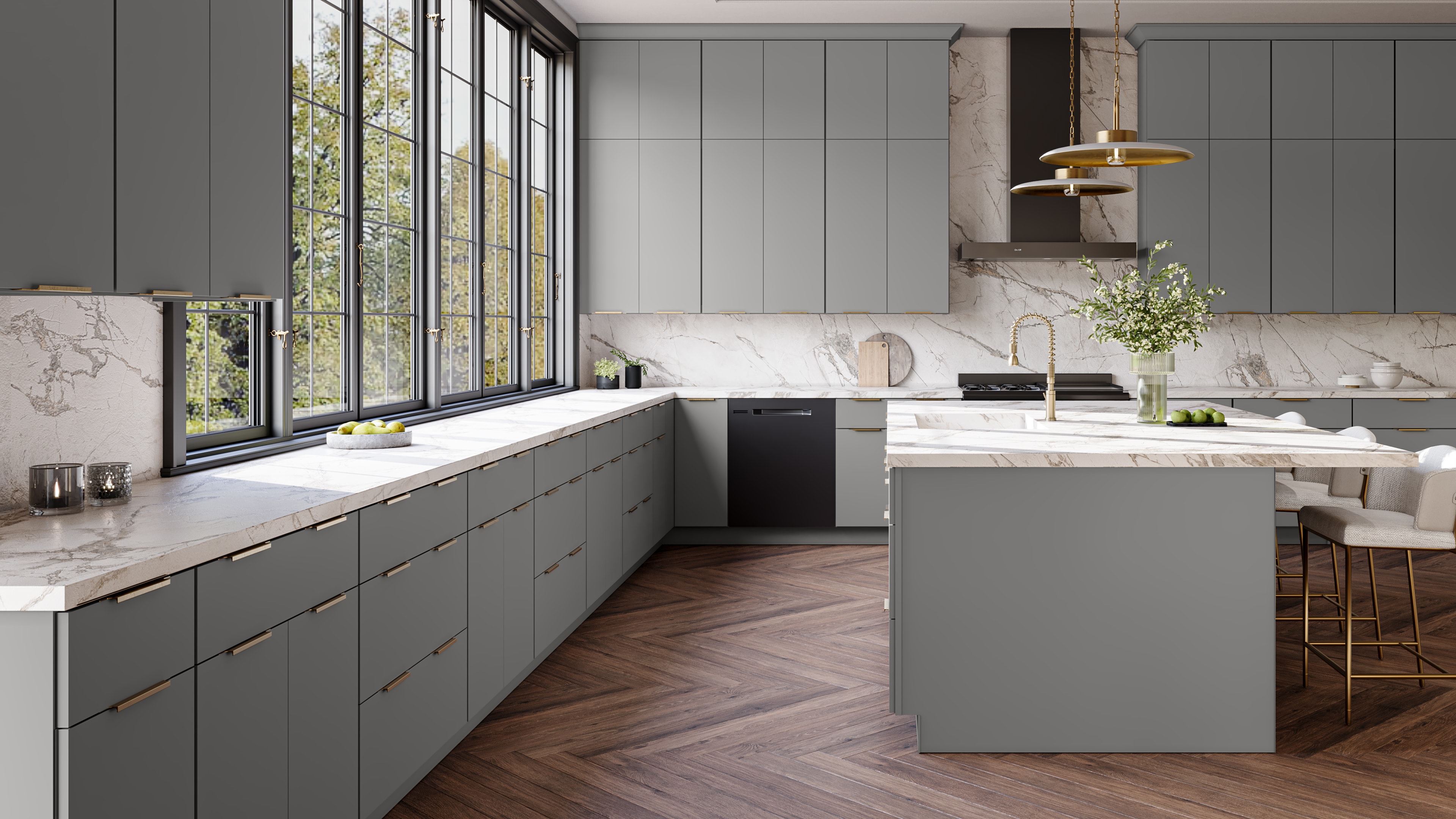 Luxe Nickel kitchen