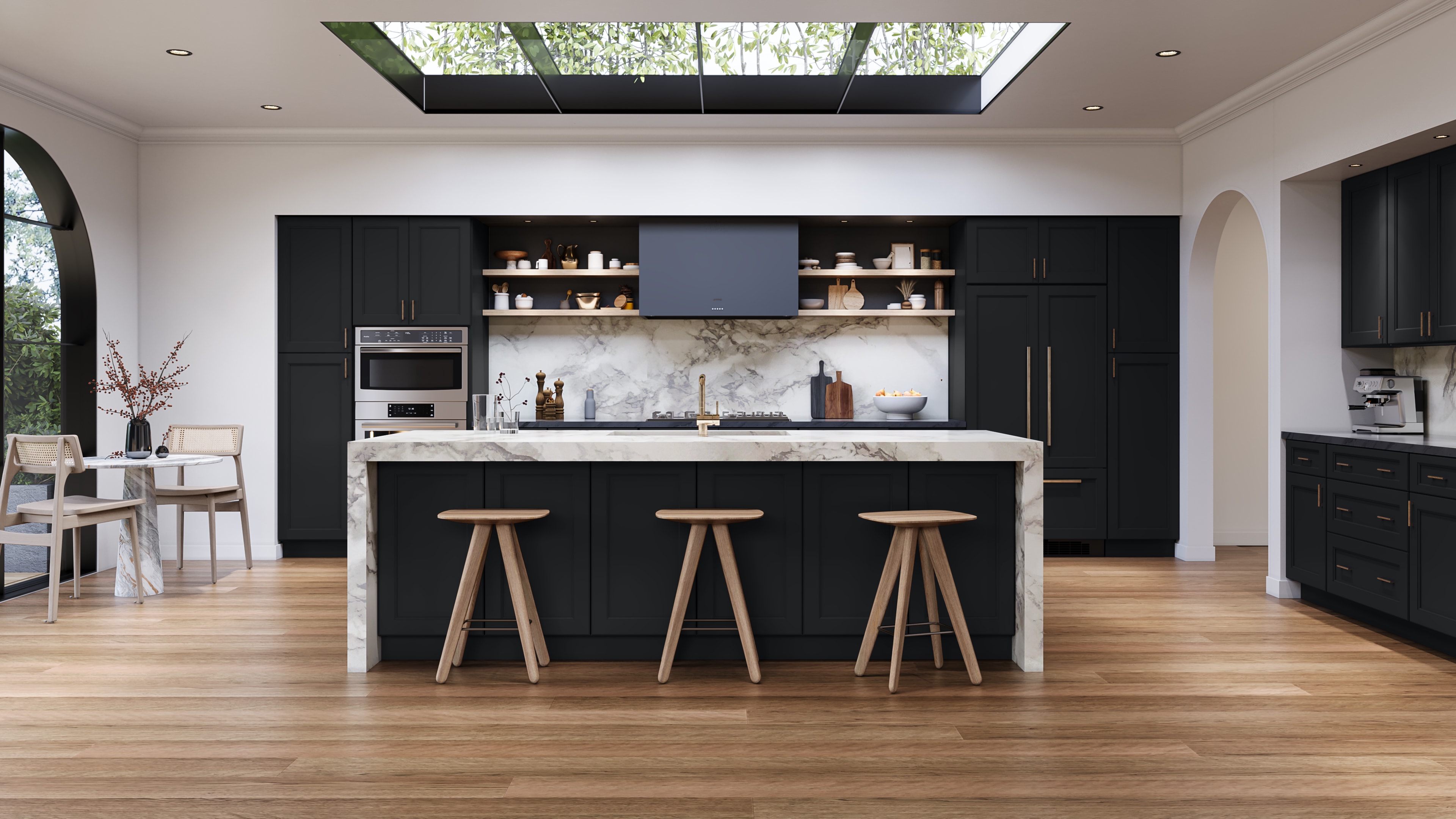 Fusion Pitch Black kitchen