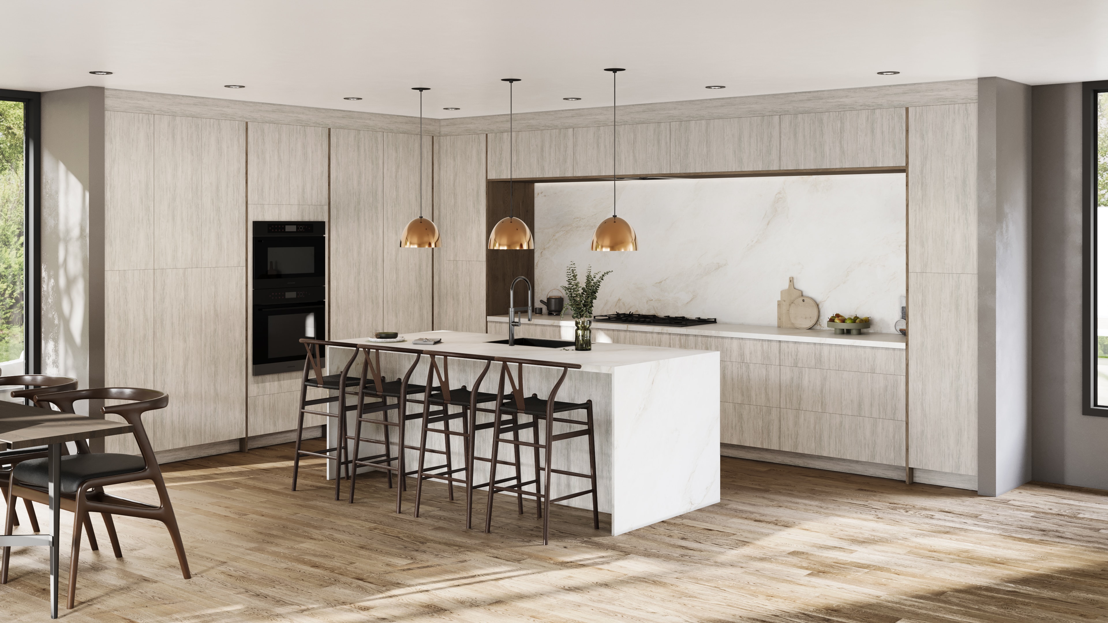 Catalina Light Artwood kitchen