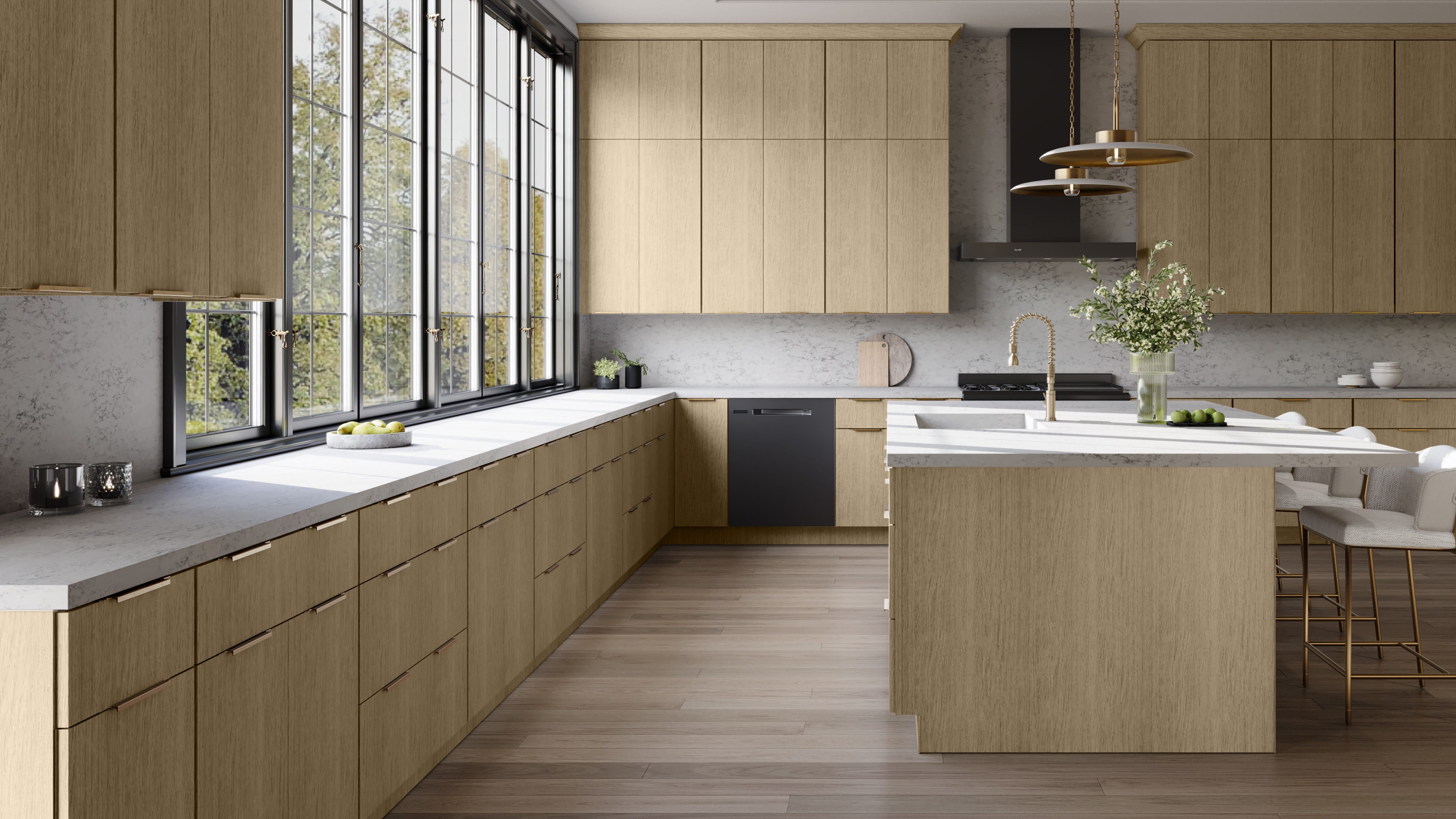 Luxe Desert Oak kitchen