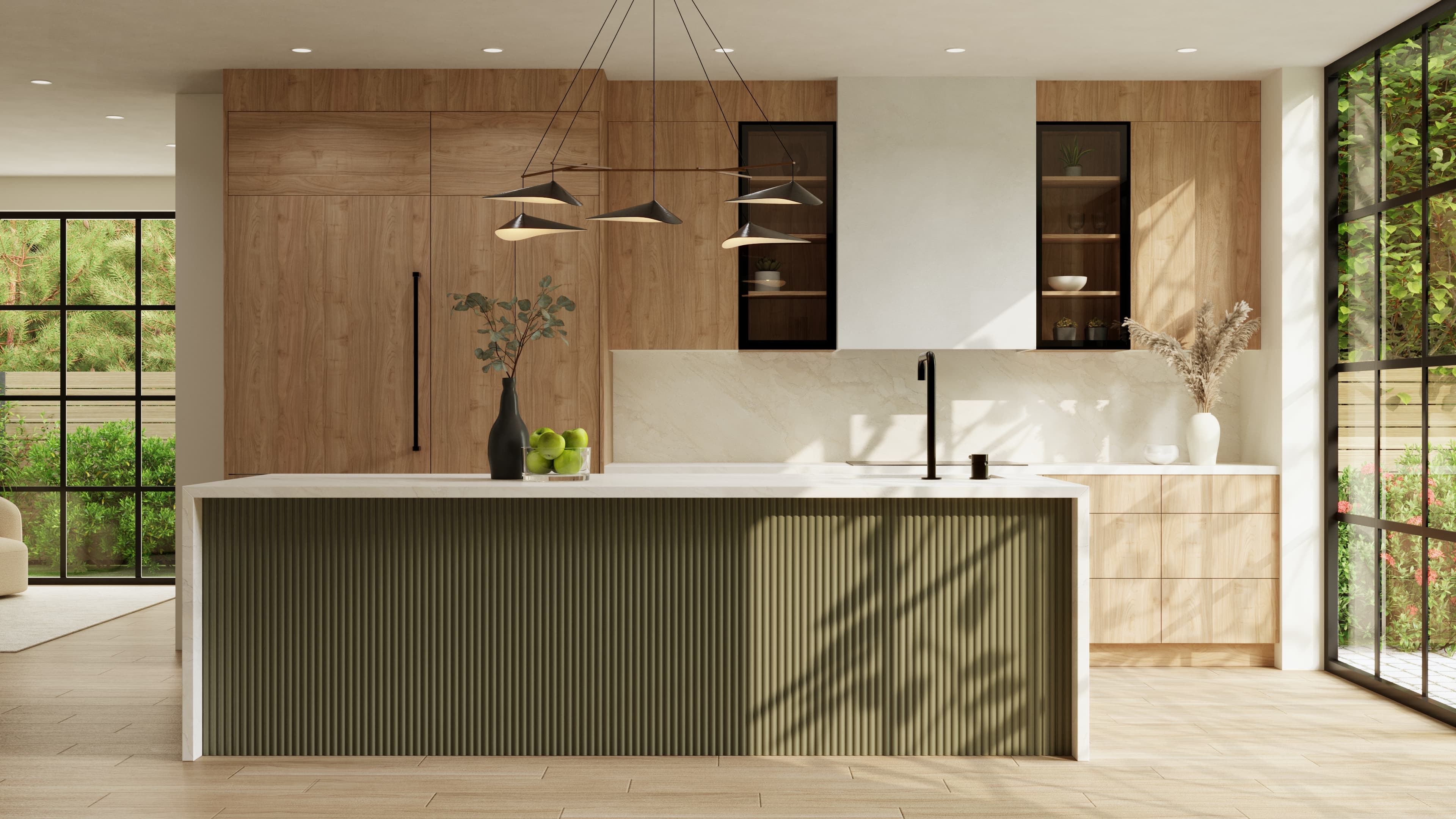 Illume Kitchen 072126 reeded panel