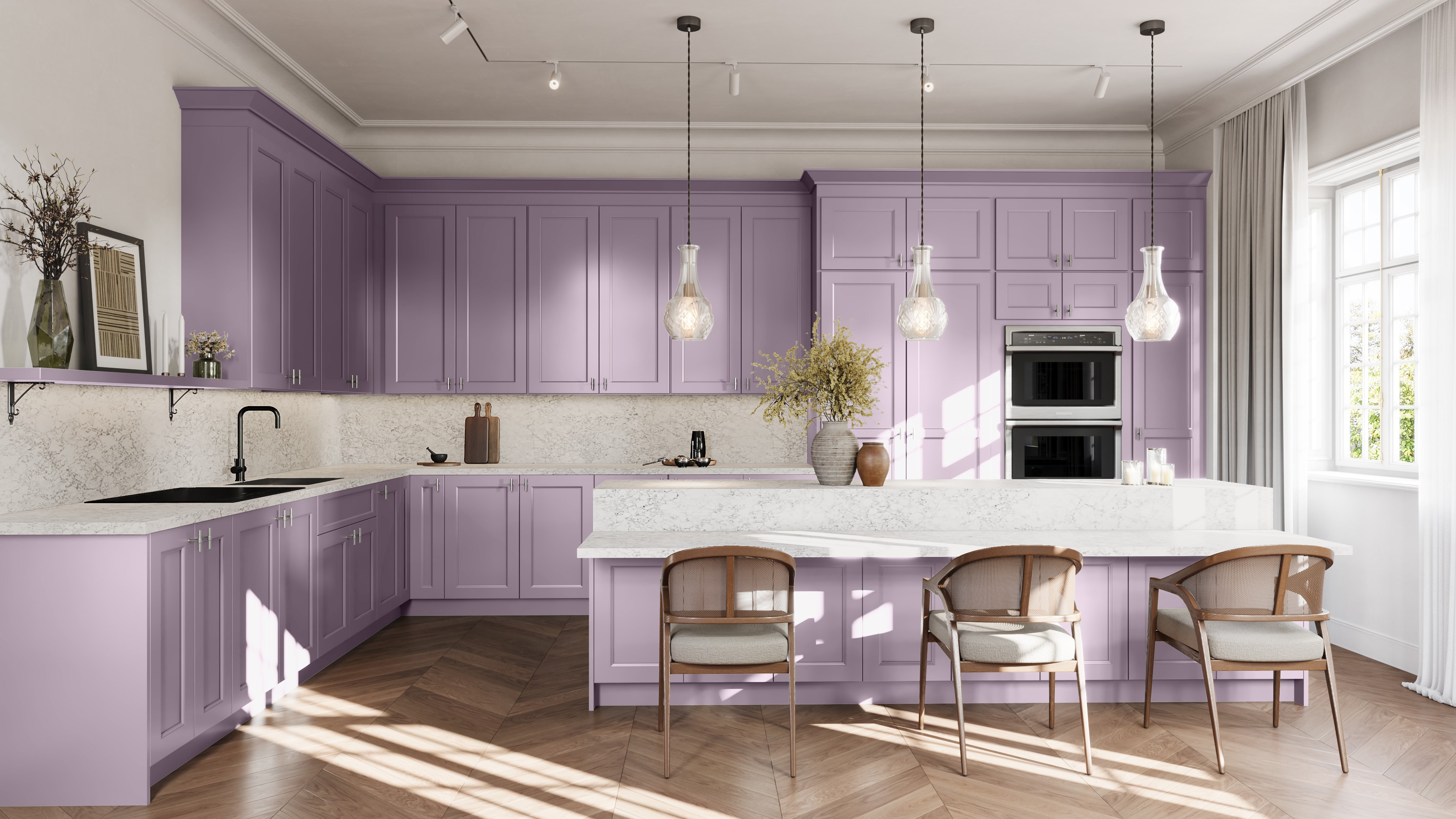 Nexus Orchid Purple kitchen