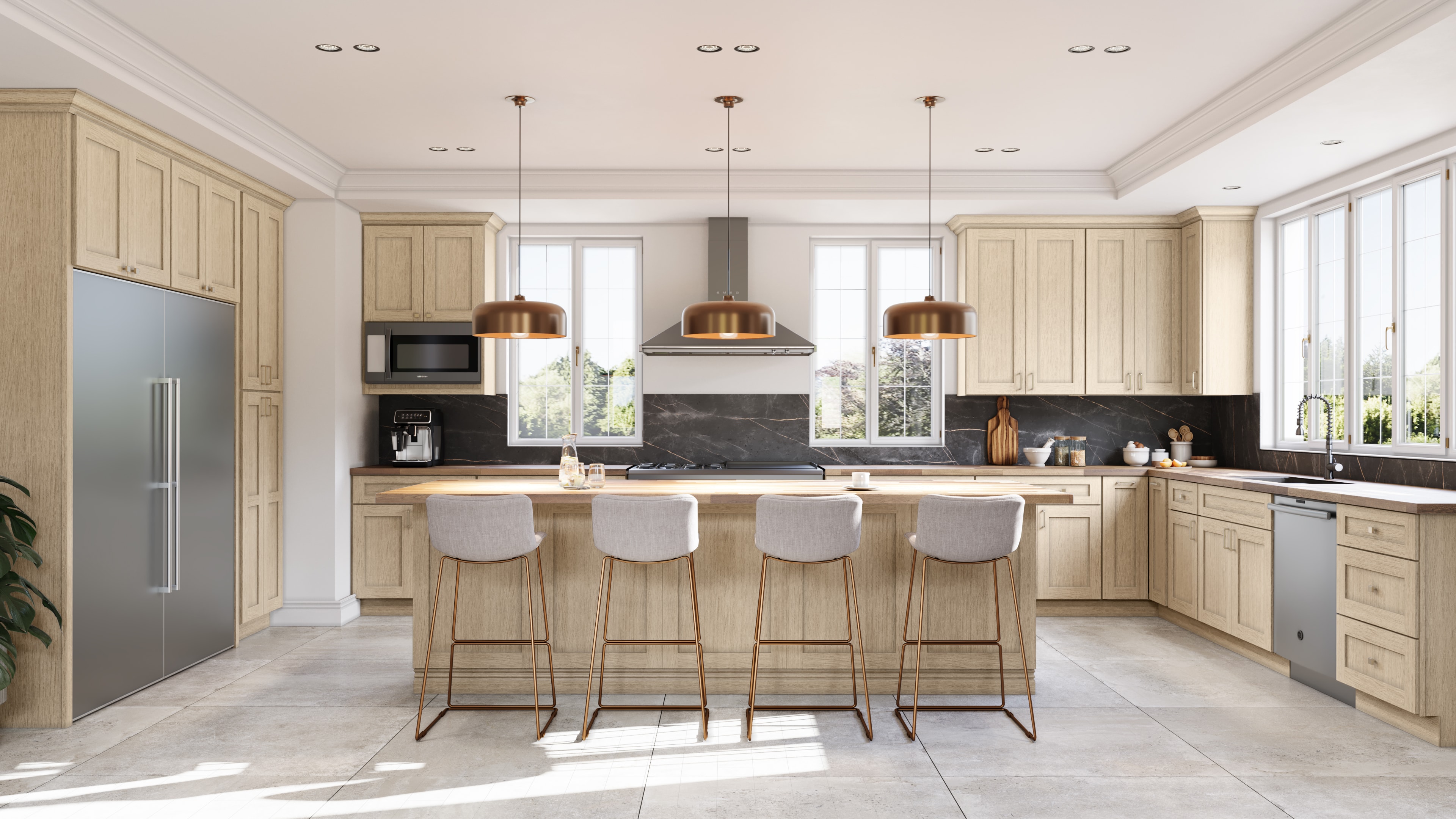 Galaxy Desert Oak kitchen