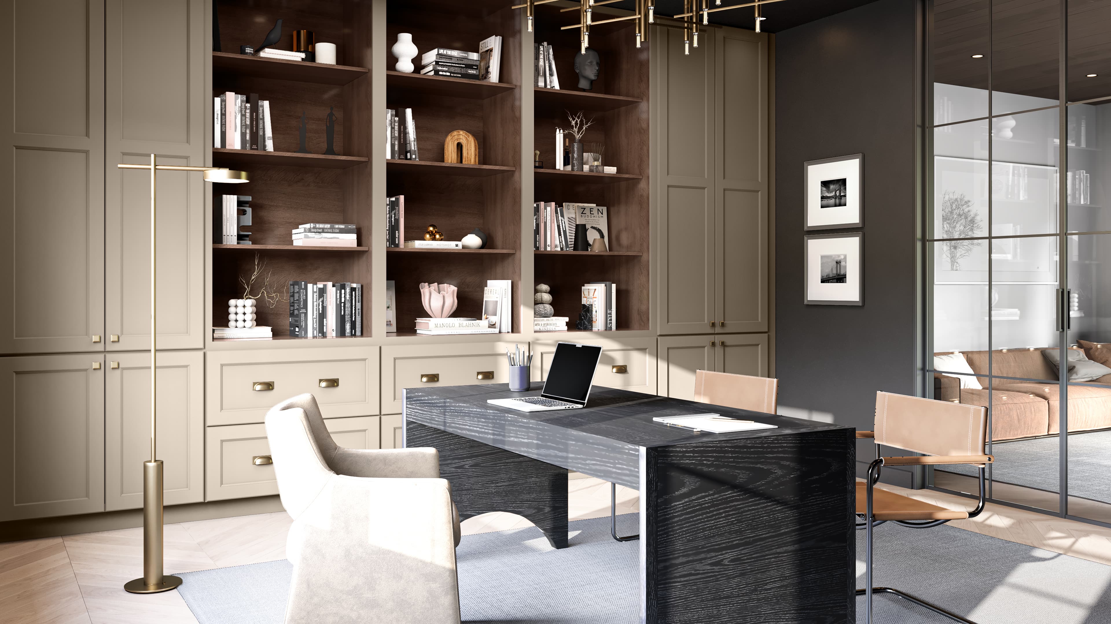 Allure | Nexus | Oyster & Walnut view2