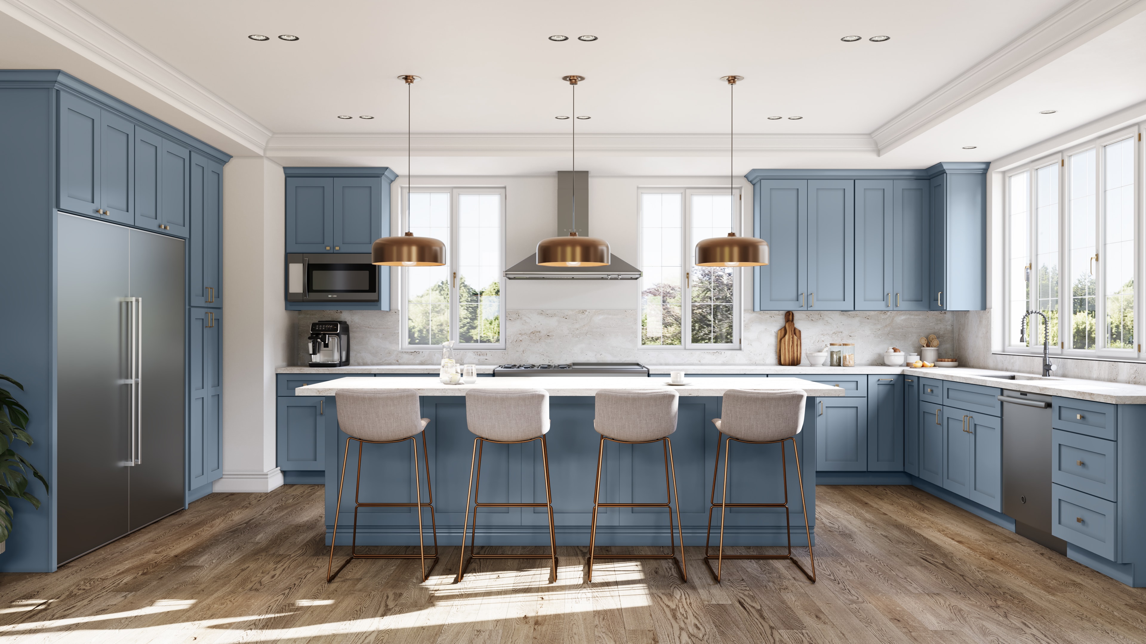 Galaxy Denim Blue kitchen
