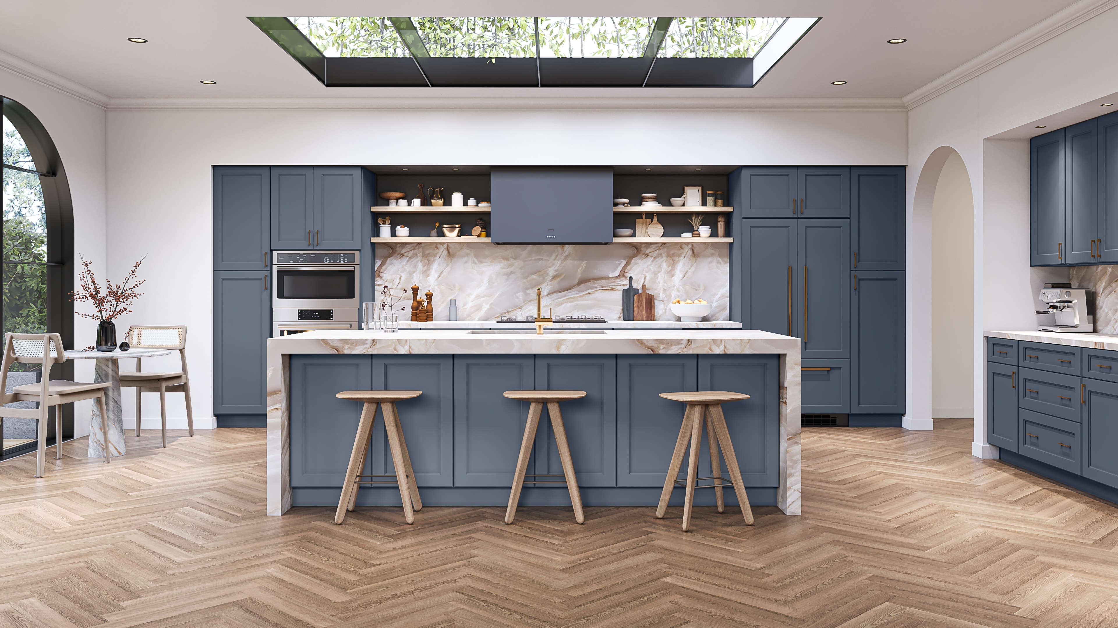 Fusion Denim Blue kitchen